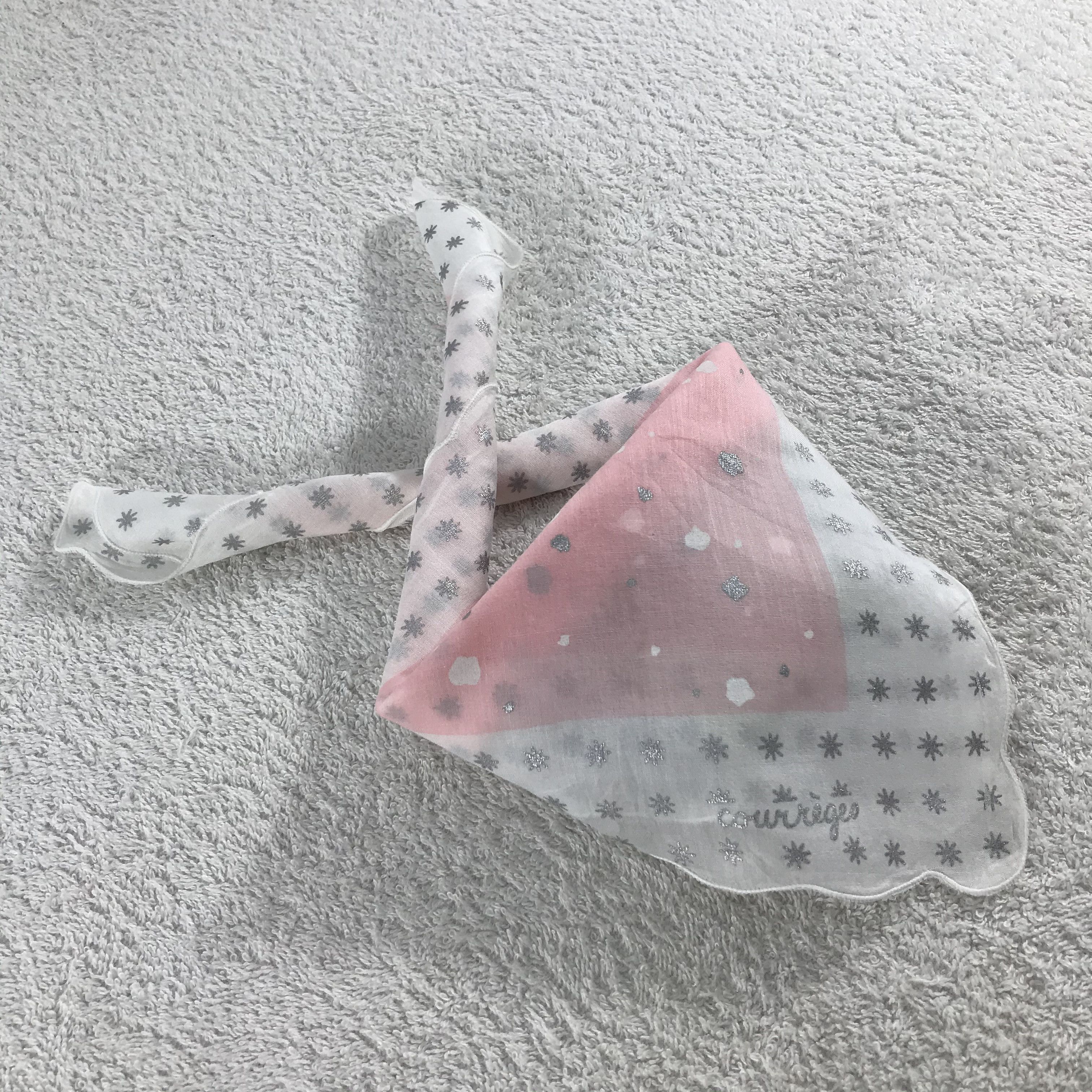 Courreges × Vintage Courreges Bandana / Handkerchief / Neckerchief - S102 Size ONE SIZE - 4 Thumbnail