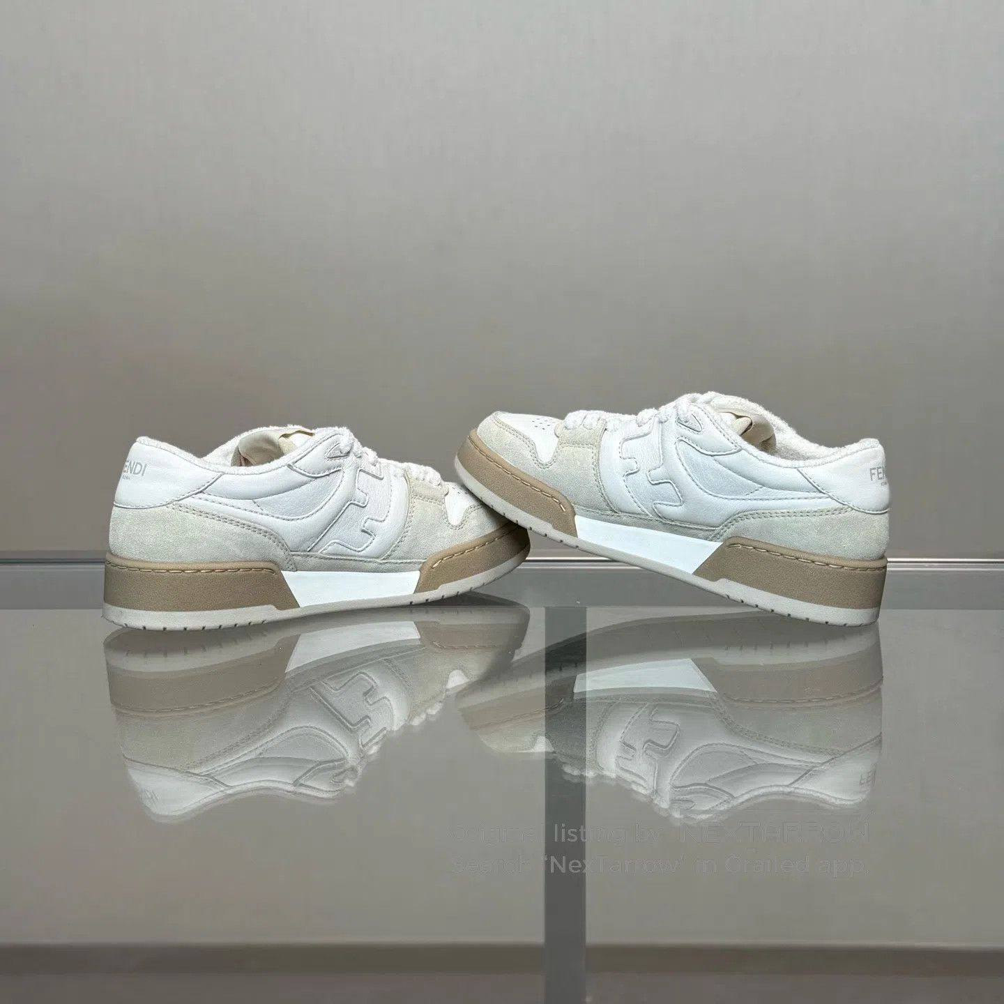 Fendi FENDI Match White Brown shoes Size US 4.5 / IT 34.5 - 6 Thumbnail