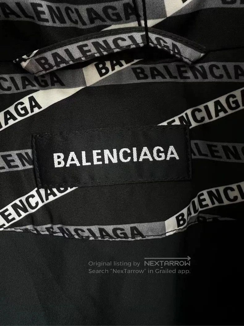 Balenciaga Balenciaga Logo Zip Windbreaker Jacket. Size US XL / EU 56 / 4 - 3 Thumbnail