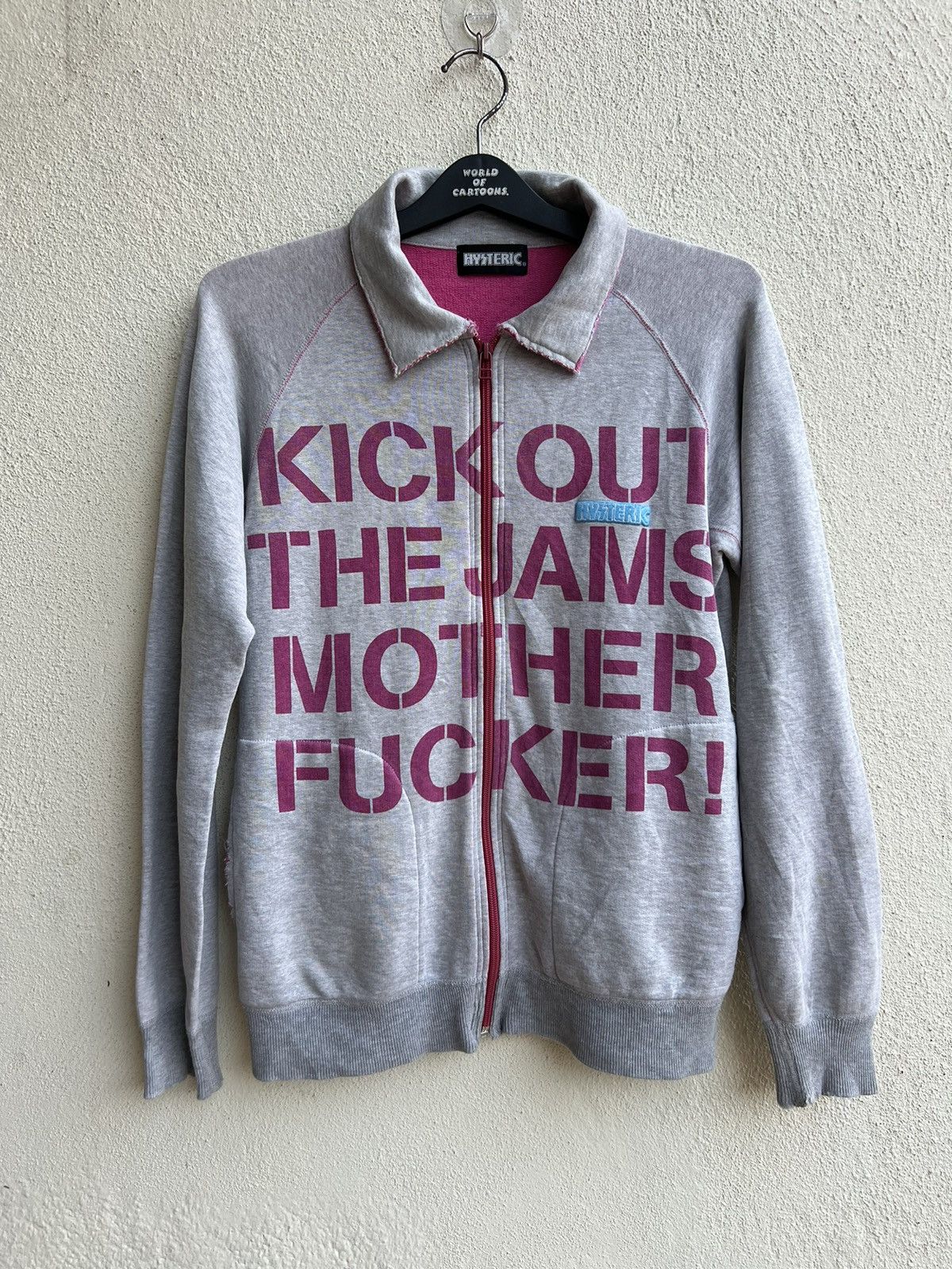 Hysteric Glamour VTG HG Knock Out The Jams Mother F*cker Distress Sweater Size US M / EU 48-50 / 2 - 6 Thumbnail