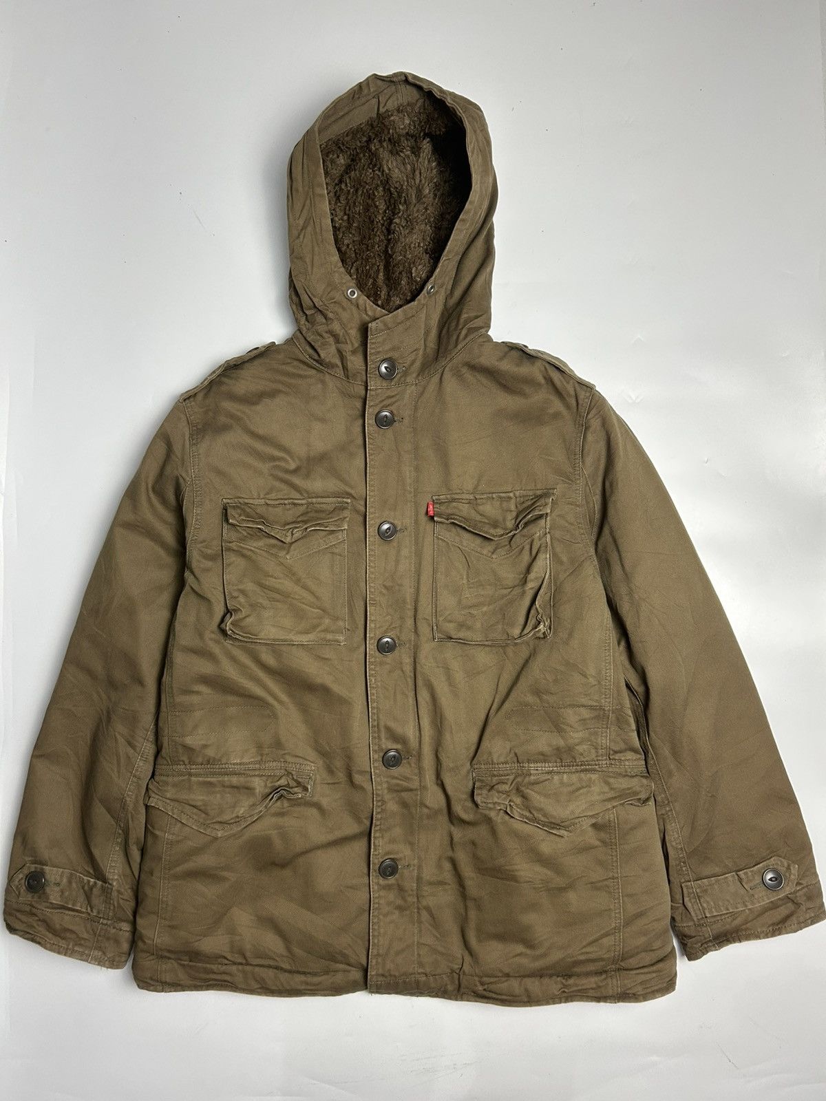 Levi's × Levi's Made & Crafted × Levi's Vintage Clothing LEVI’s RED TAB FLEECE LINING MULTI POCKET COTTON JACKET Size US L / EU 52-54 / 3 - 1 Thumbnail