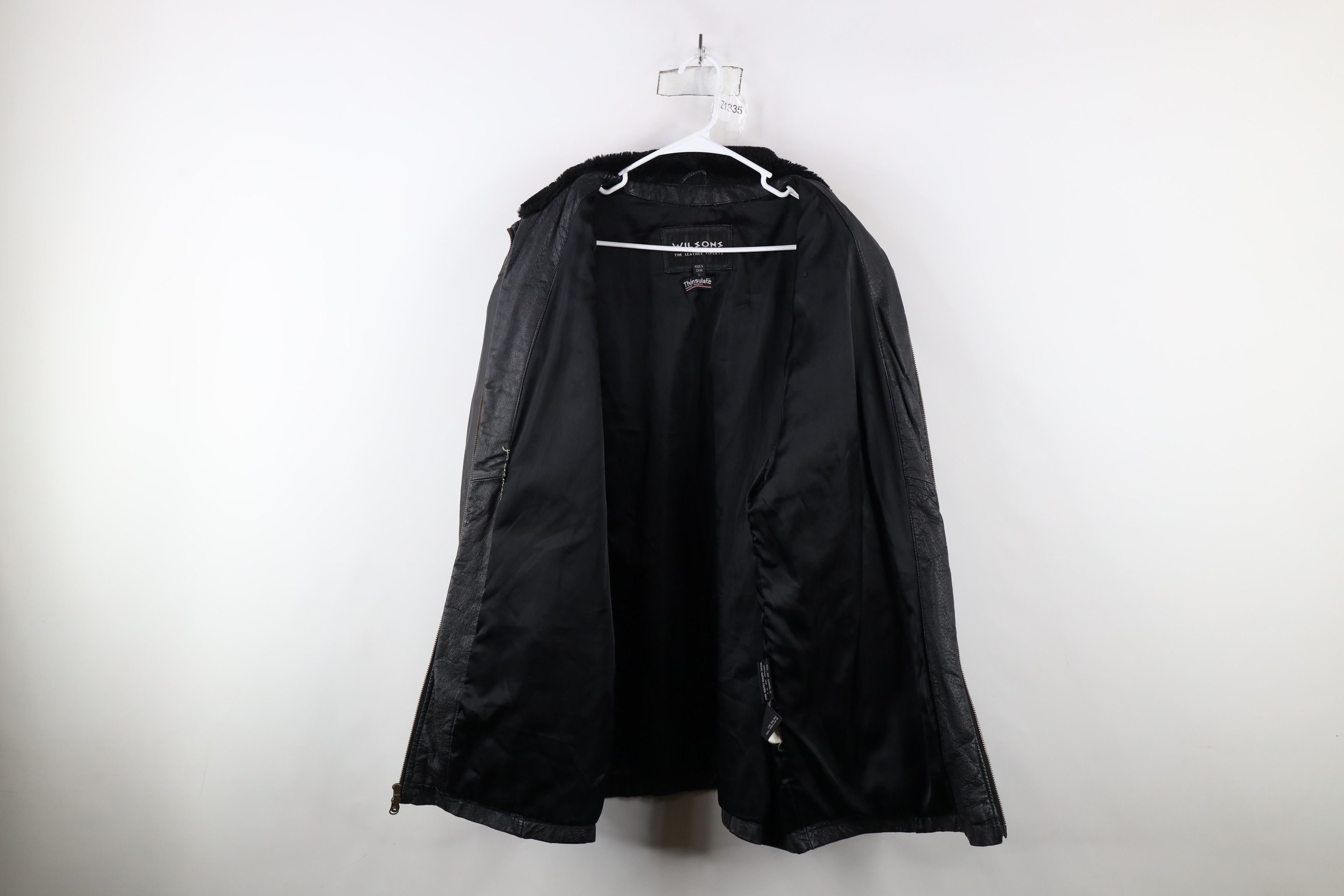 Vintage Vintage 90s Streetwear Leather Pennylane Leather Jacket Size US L / EU 52-54 / 3 - 9 Thumbnail