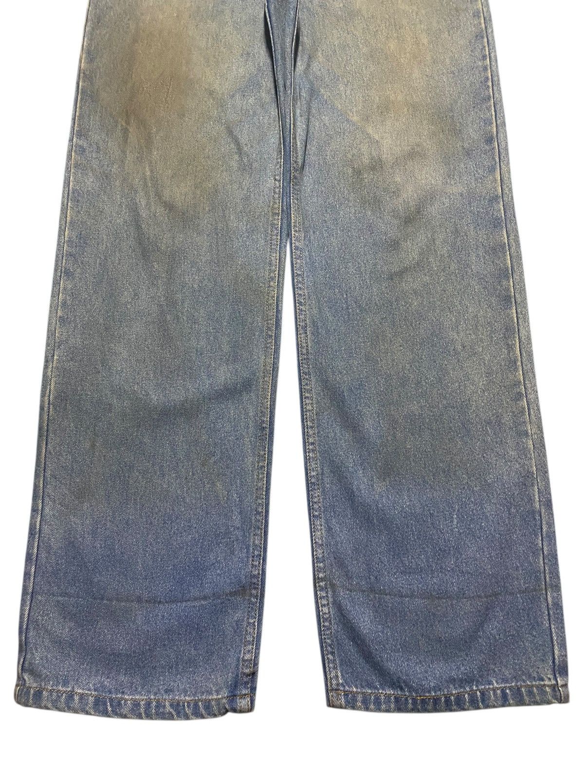 Japanese Brand Vtg Japanese Brand Grunge Mud Wash Distressed Loose Jeans Size US 32 / EU 48 - 5 Thumbnail