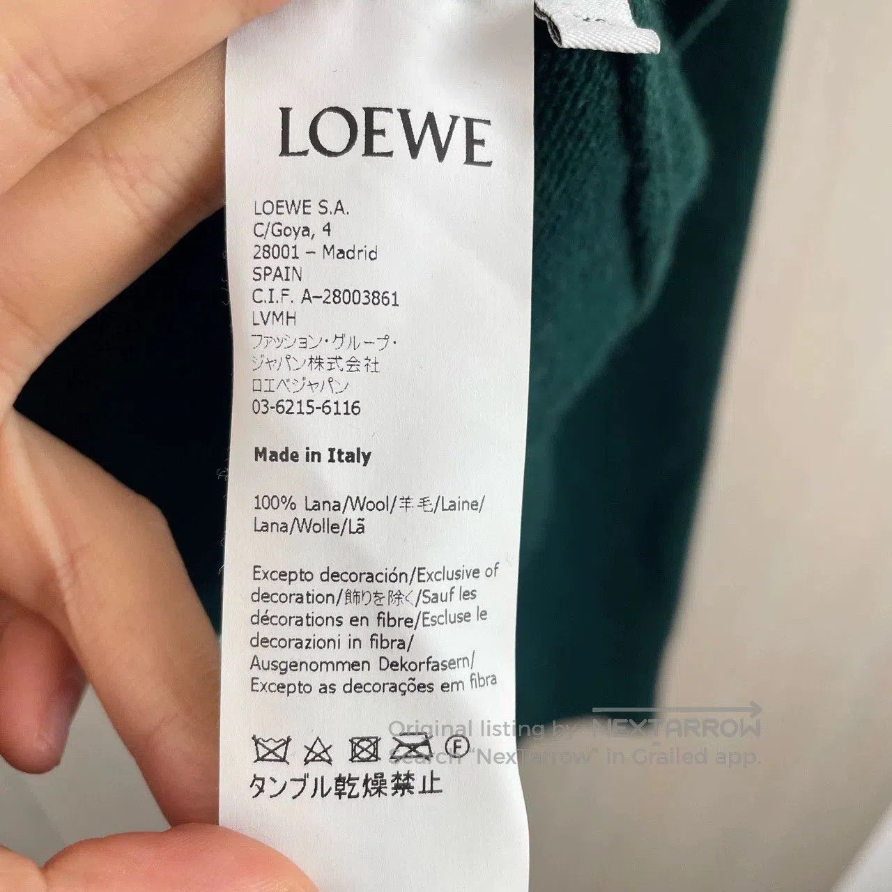 Loewe Loewe Embroidered Logo Crewneck Sweater. Size US XS / EU 42 / 0 - 4 Thumbnail