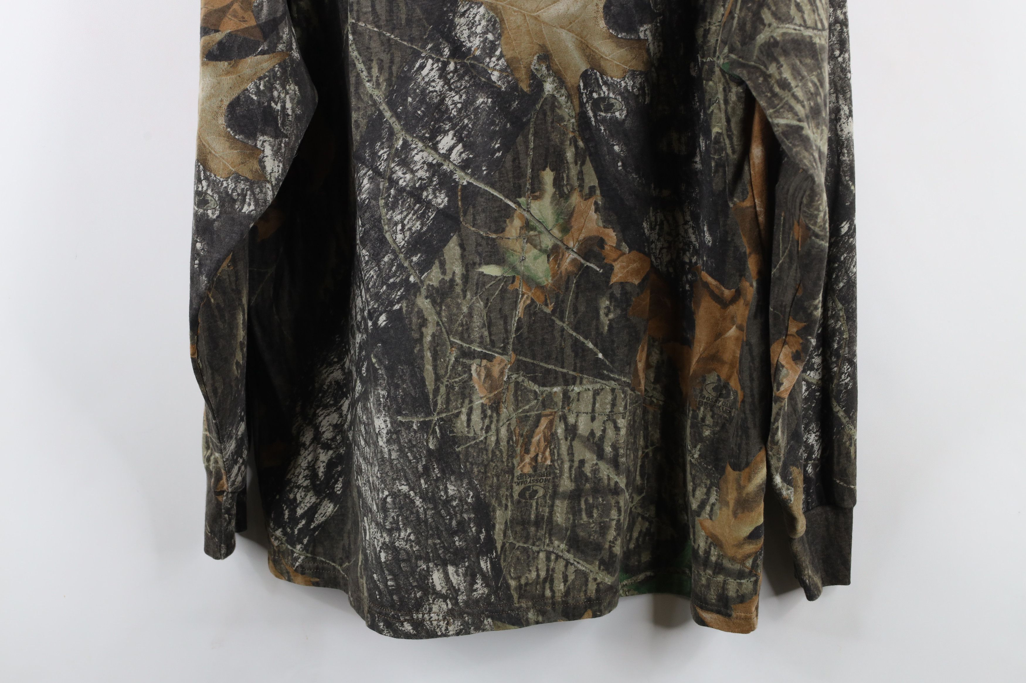 Vintage Vintage 90s Jerzees Camouflage Long Sleeve T-Shirt Cotton Size US L / EU 52-54 / 3 - 8 Thumbnail