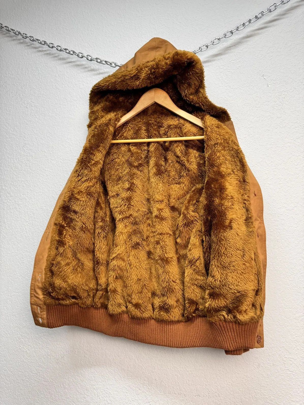Hysteric Glamour × If Six Was Nine × Le Grande Bleu (L.G.B.) Japanese Punk Grunge Fur bomber STUDDED JACKET opium style Size US S / EU 44-46 / 1 - 6 Thumbnail