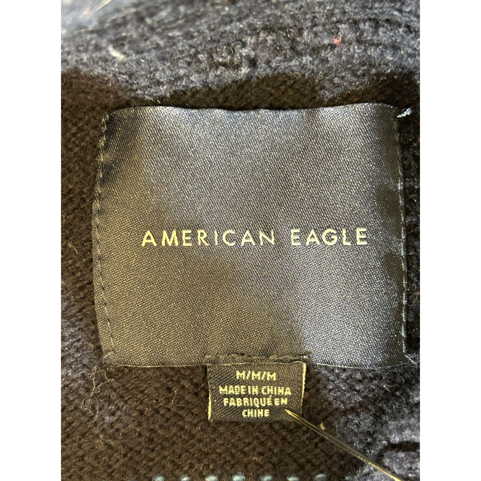 American Eagle Outfitters American Eagle Sweater Mens Medium Fair Isle Shawl Collar Pullover Wool Blend AE Size US M / EU 48-50 / 2 - 6 Thumbnail
