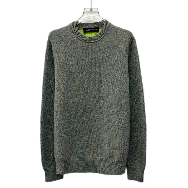 Louis Vuitton Louis Vuitton Gray Cashmere Logo Sweater Size US S / EU 44-46 / 1 - 1 Thumbnail