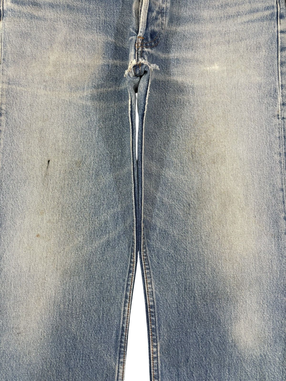 Levi's Vintage 90s Levis 501 Mud Wash Distressed Loose Jeans Size US 32 / EU 48 - 5 Thumbnail