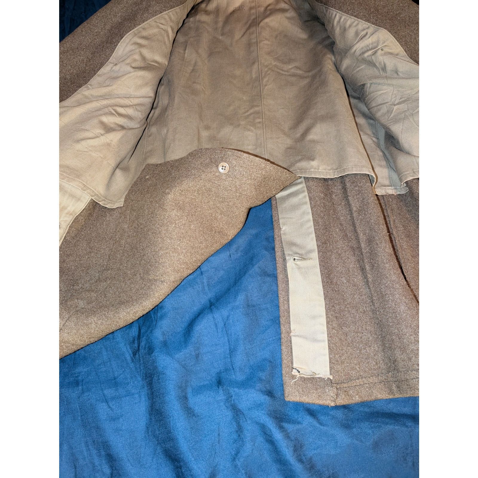 Alpha Industries Vintage Military WW2 WWII Heavy Wool Peacoat Small 34R USA Size US S / EU 44-46 / 1 - 6 Thumbnail