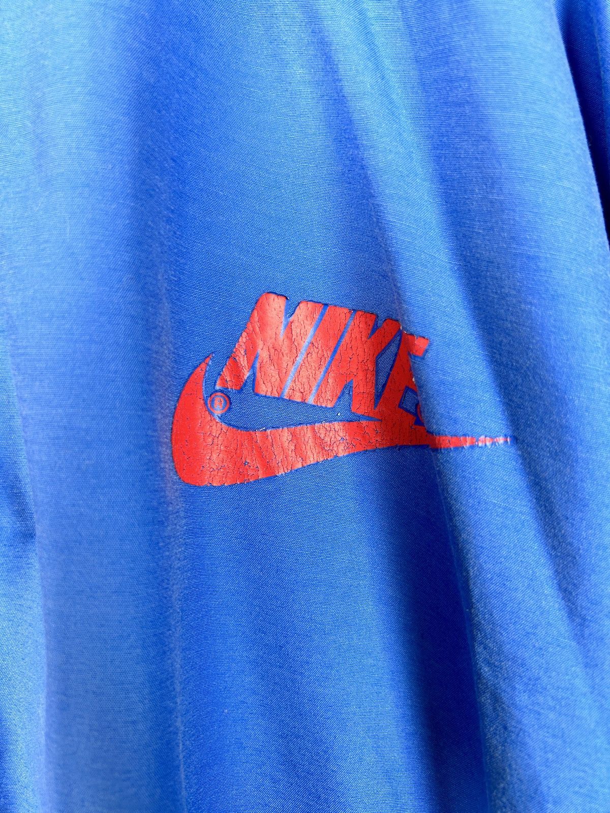 Nike 80s Vintage Nike Lightweight Zippered Bomber Jacket Size US L / EU 52-54 / 3 - 3 Thumbnail