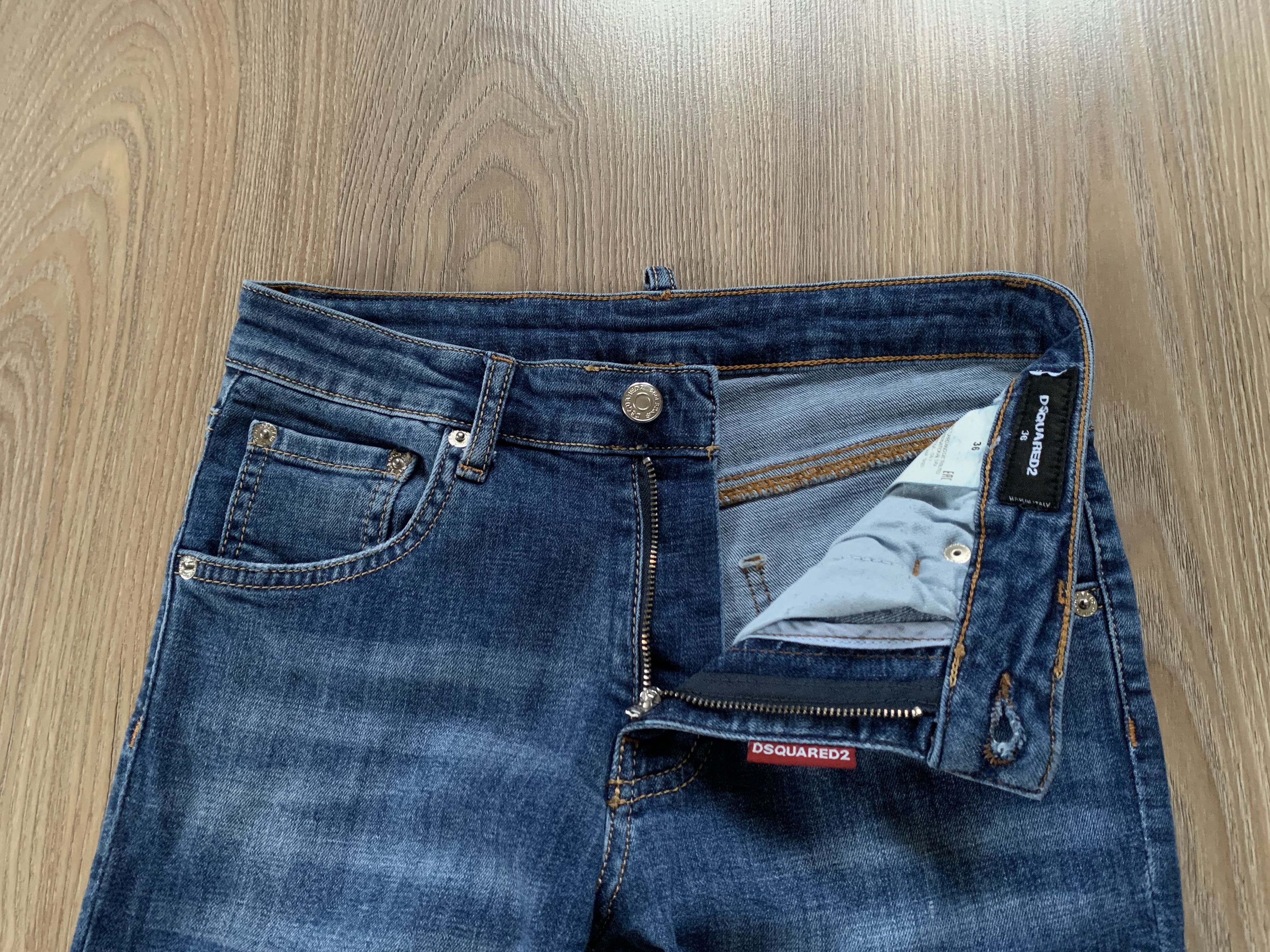 Dsquared2 Dsquared2 Women's Blue Denim Jeans Size 36" / US 14 / IT 50 - 6 Thumbnail