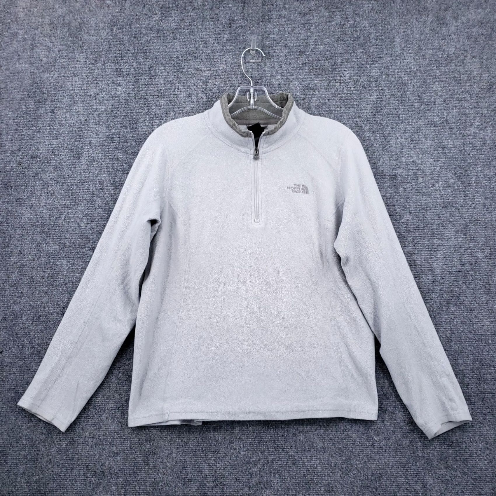 The North Face The North Face Sweatshirt Womens M Medium Gray Pullover 1/4 Zip Fleece Outdoor Size M / US 6-8 / IT 42-44 - 2 Thumbnail