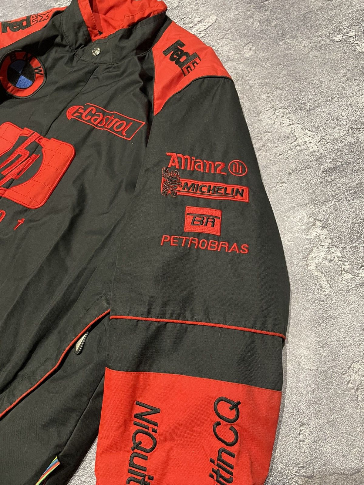 BMW × Vintage Vintage 90s BMW F1 Michelin Logo Racing Jacket Y2K Rare Size US L / EU 52-54 / 3 - 6 Thumbnail