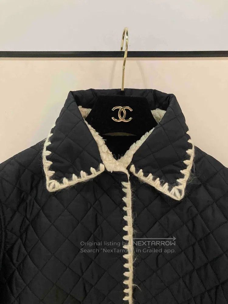 Chanel Chanel Skiing series black and white diamond-cotton clothi Size XXS / US 00 / IT 34 - 5 Thumbnail