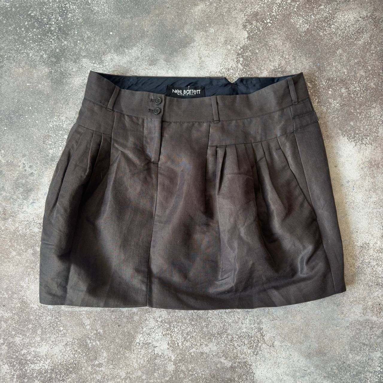 Neil Barrett Pleated Mini Skirt
