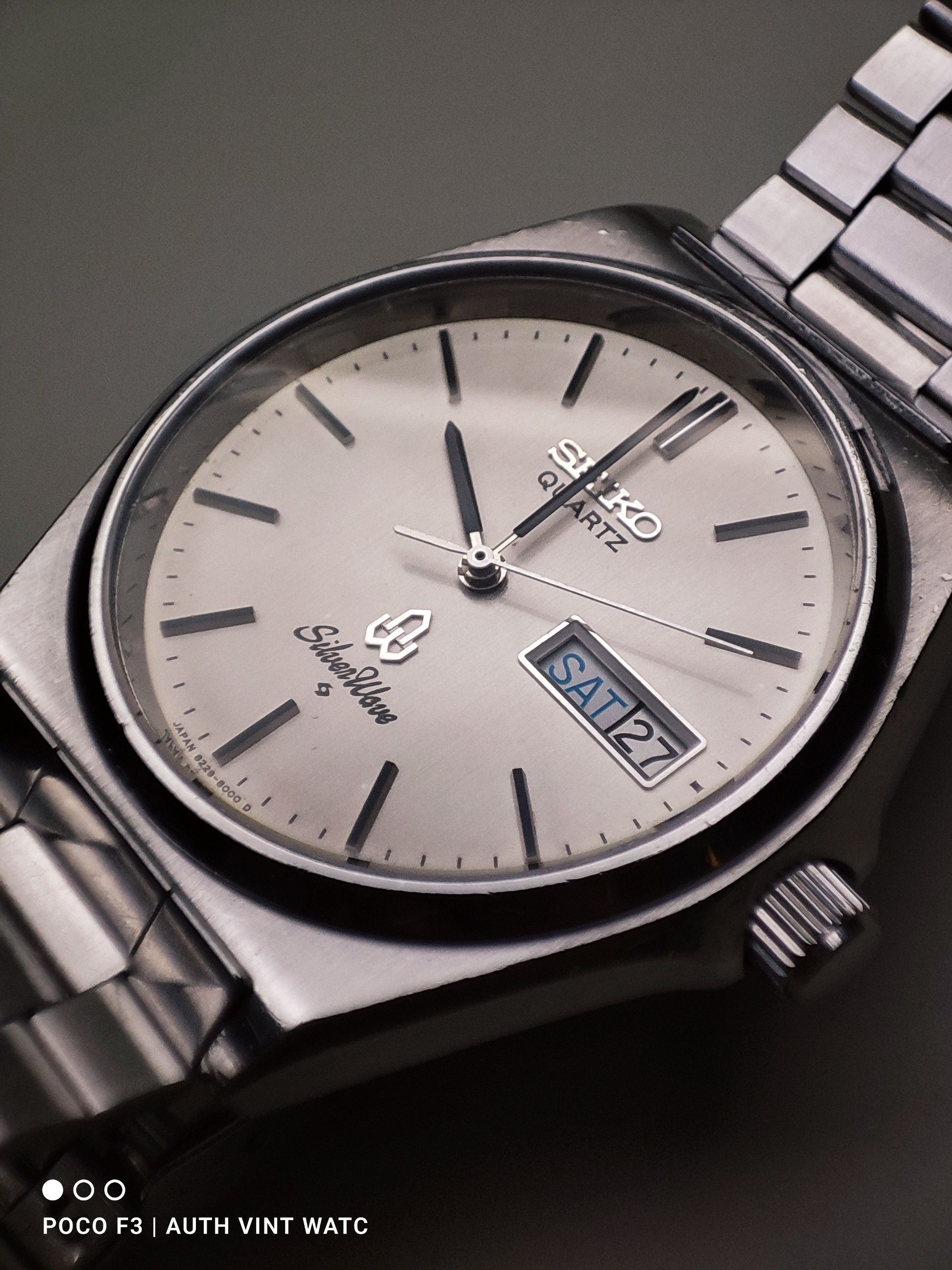 Seiko Rare Authentic Vintage Seiko Quartz SilverWave 8229-8000 Size ONE SIZE - 1 Thumbnail