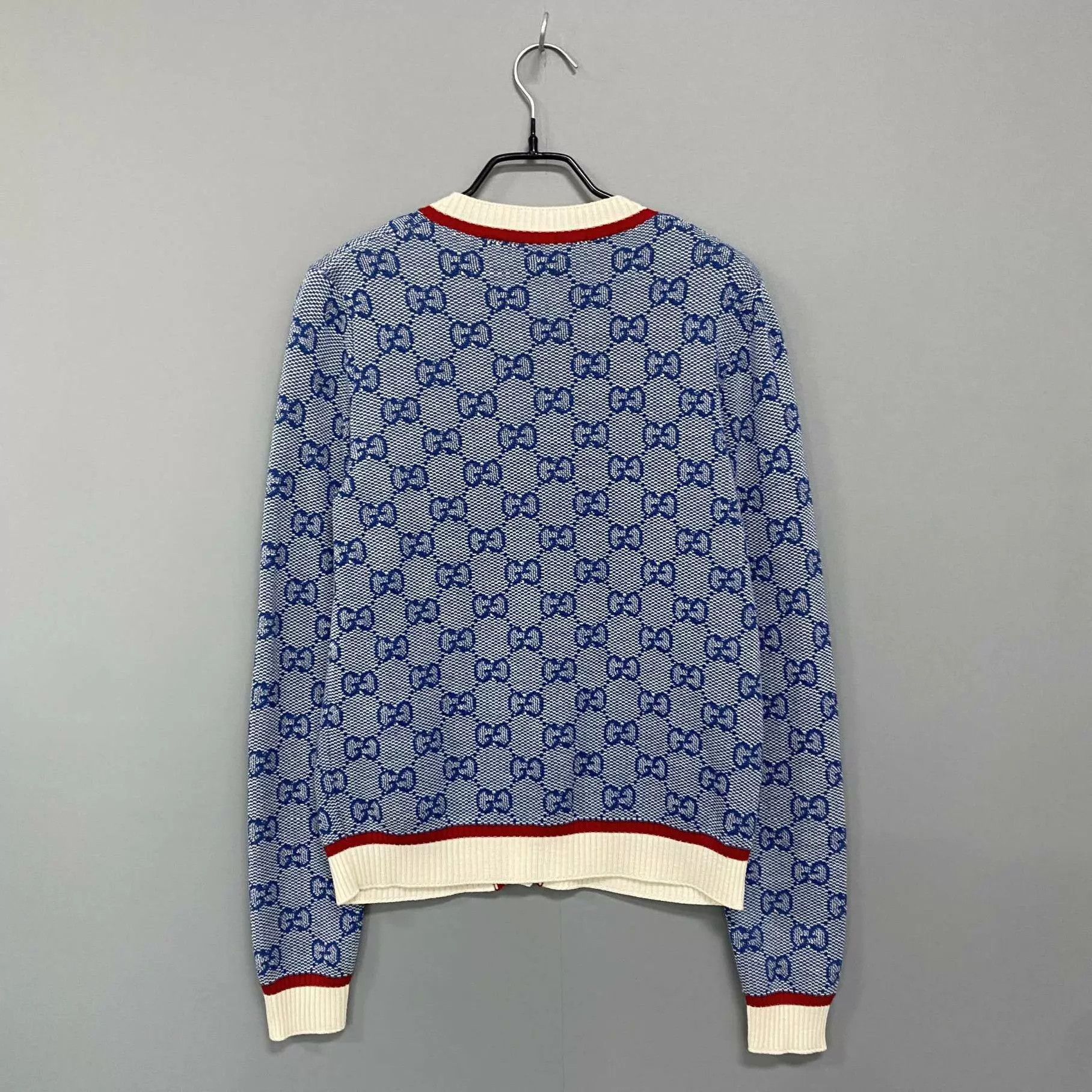 Gucci GUCCI Mist Blue Gold Button Cardigan S Size S / US 4 / IT 40 - 3 Thumbnail