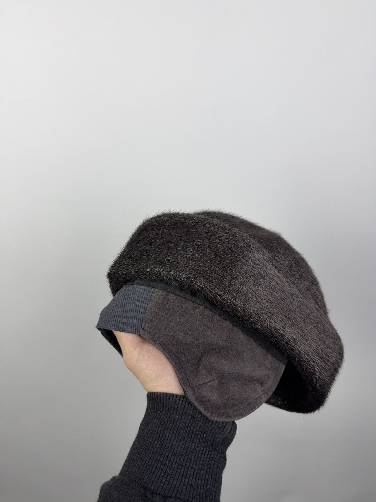 Japanese Brand Vintage Swedish Mink Fur Hat E. Fritsche Appenzell Wmns S-M Size ONE SIZE - 4 Thumbnail