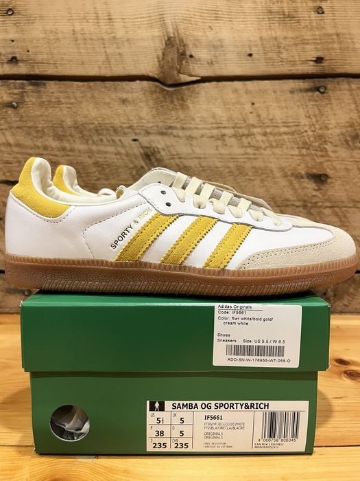 Adidas adidas x Sporty & Rich Samba OG White Bold Gold IF5661