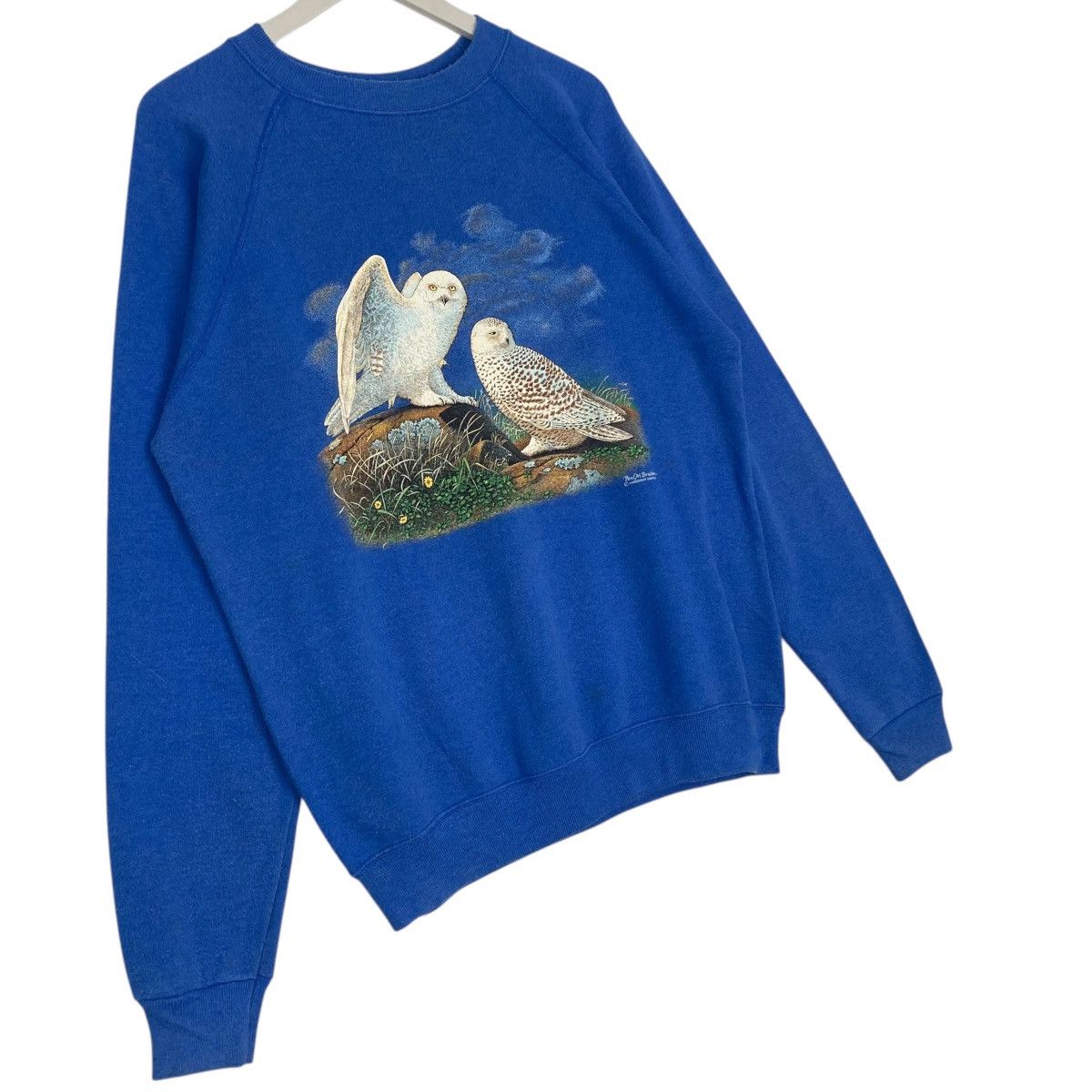 Other Vintage Hanes Republic Graphic Crewneck Sweatshirt Blue SzL Size US L / EU 52-54 / 3 - 3 Thumbnail