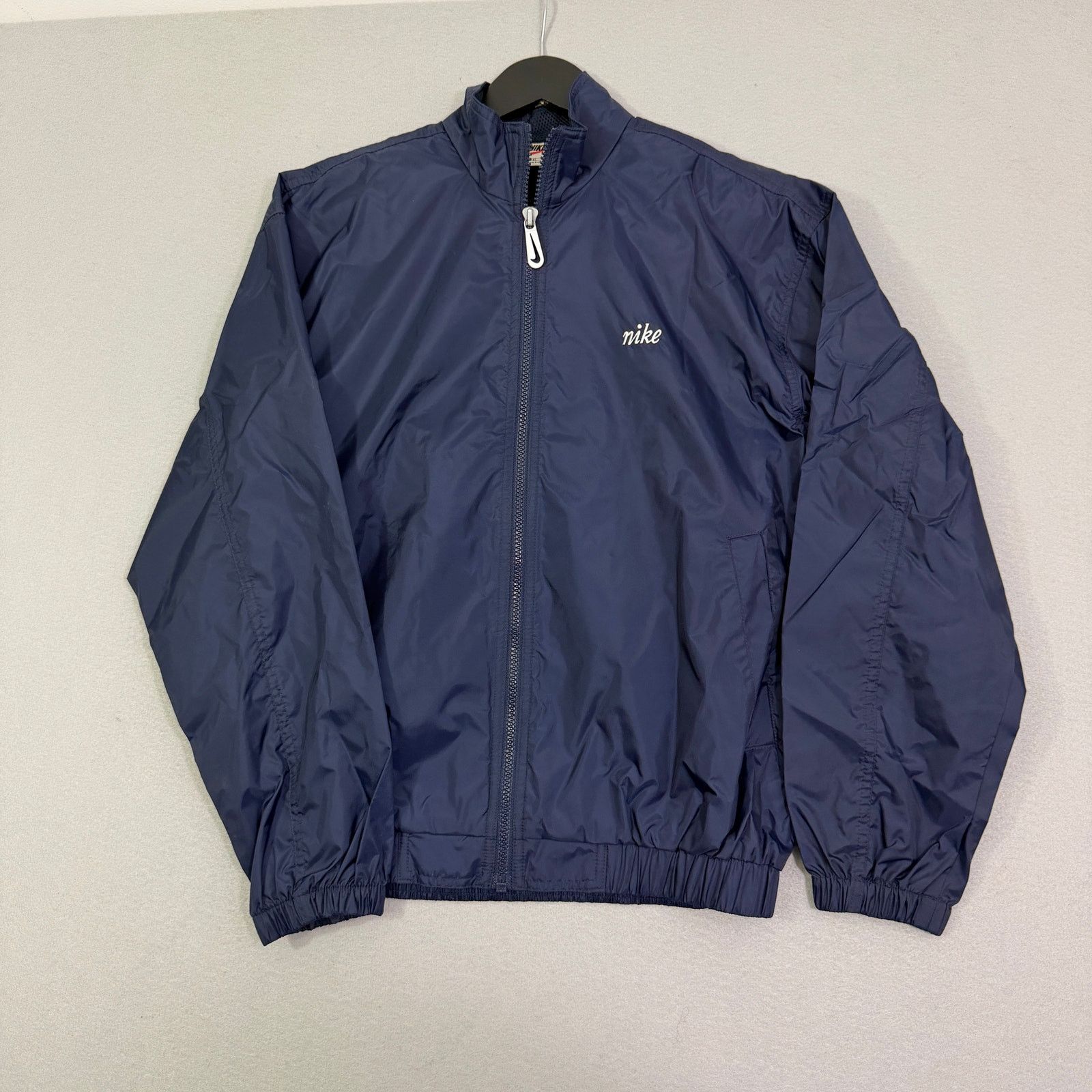 Nike Vintage Nike Windbreaker Jacket Women's Small Blue Full Zip Size S / US 4 / IT 40 - 1 Thumbnail