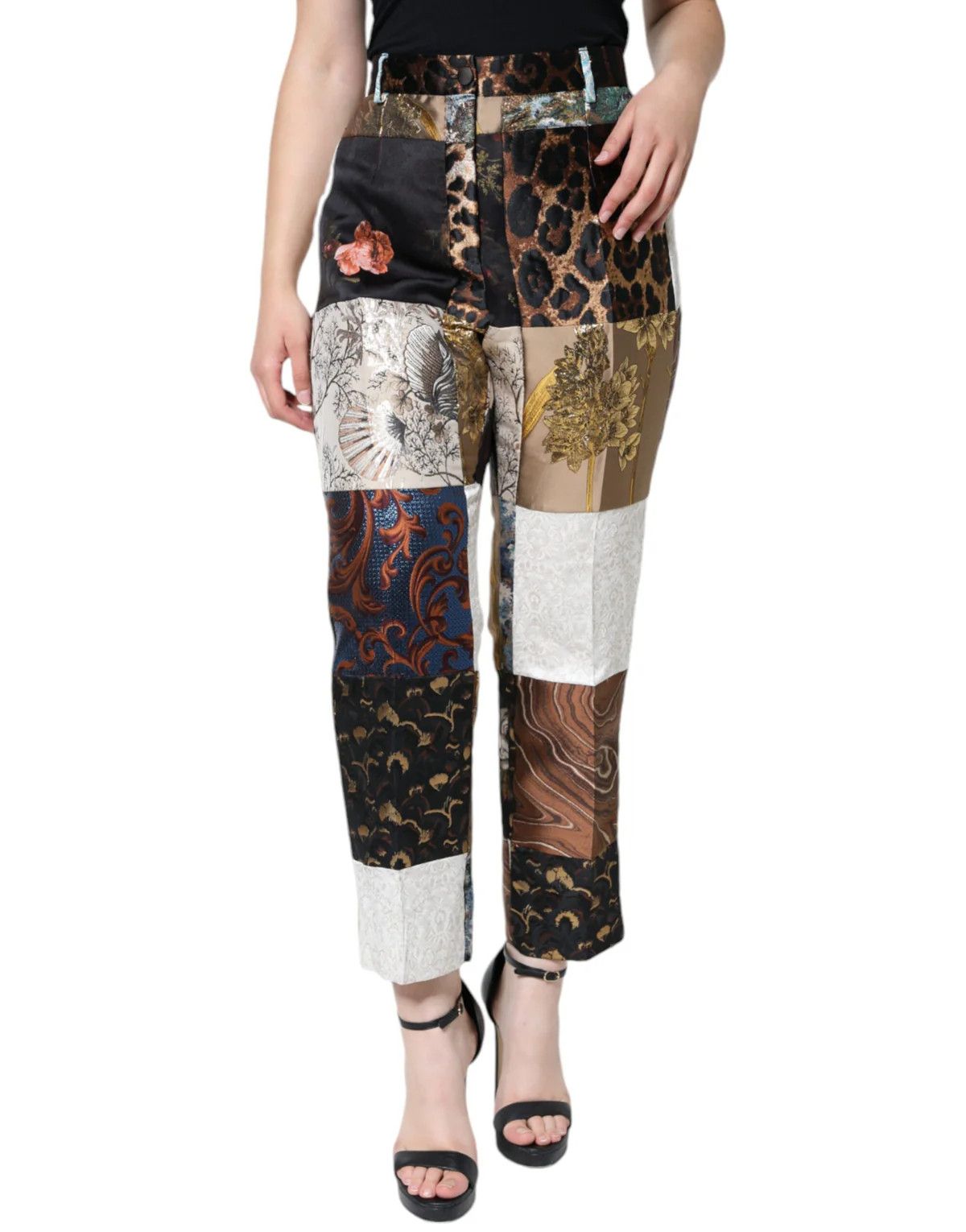 Dolce & Gabbana o1y0925 Casual Pant in Multicolor Size 28" / US 6 / IT 42 - 2 Thumbnail