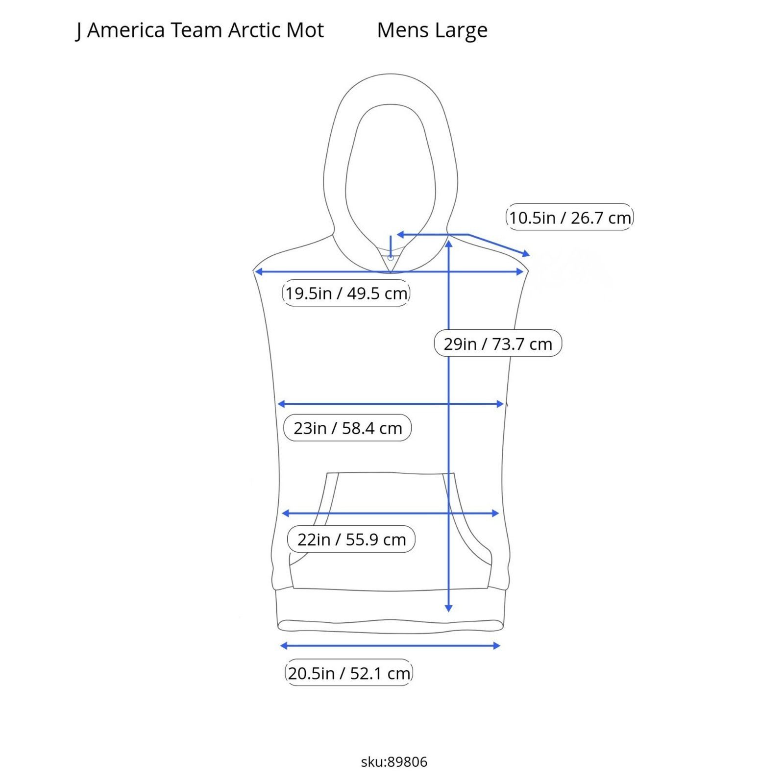 J. America J America Team Arctic Motorsports Sleeveless Hoodie Large Size US L / EU 52-54 / 3 - 2 Thumbnail