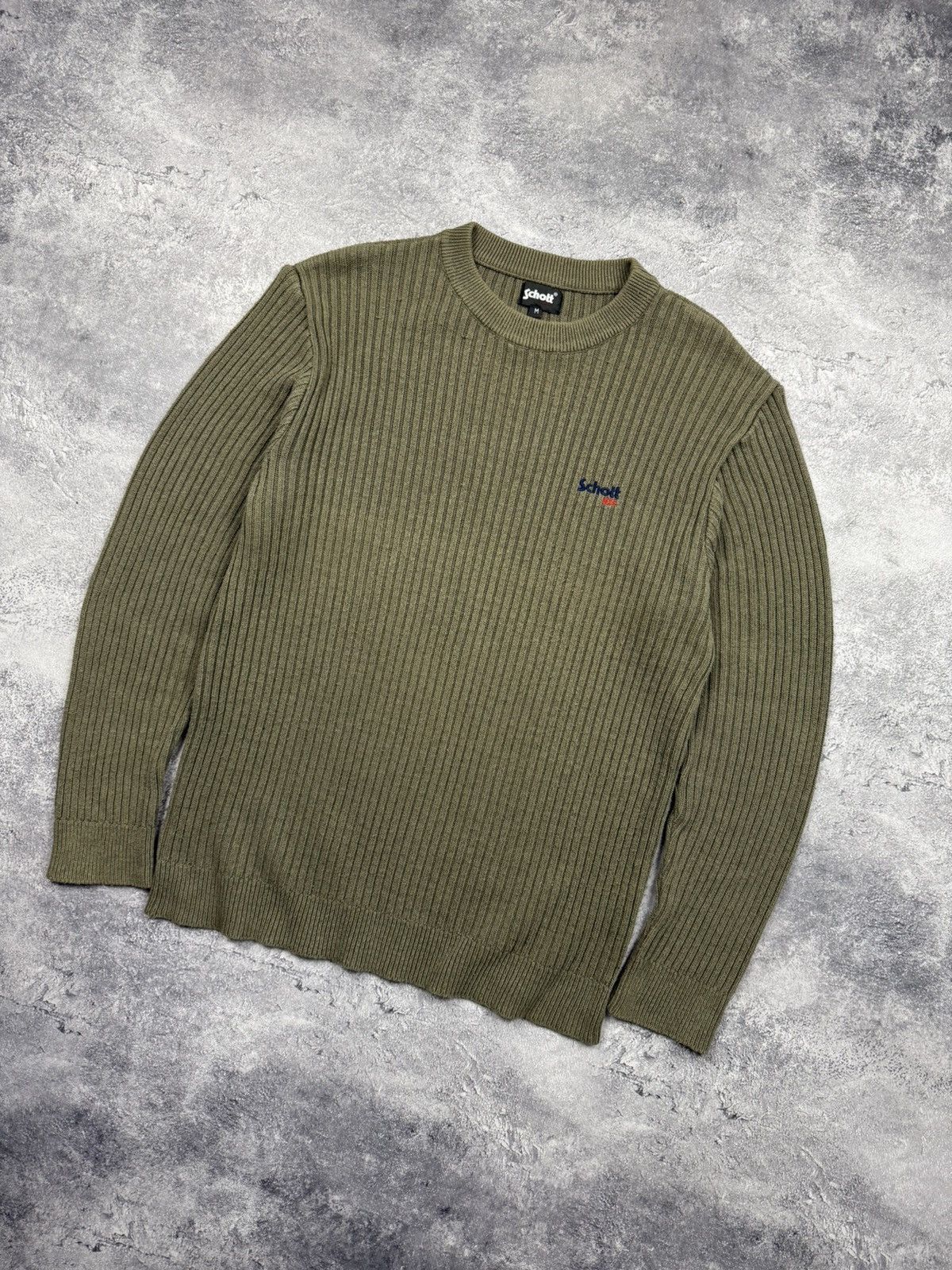 Schott Vintage Schott NYC Sweater Knit Pullover Jumper Y2K Archive Size US M / EU 48-50 / 2 - 2 Thumbnail