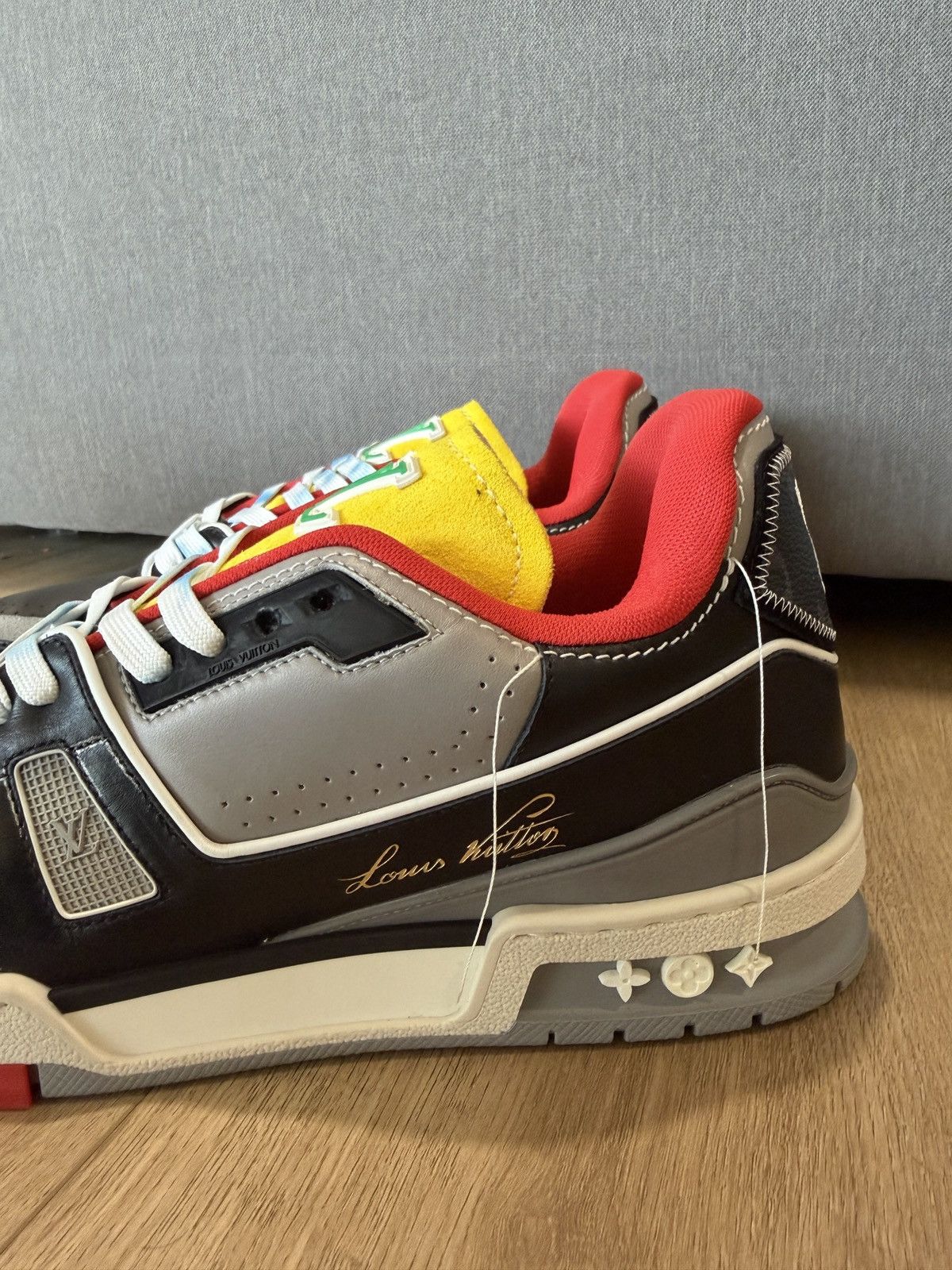 Louis Vuitton LOUIS VUITTON UPCYCLE TRAINER BLACK VIRGIL Size US 8 / EU 41 - 6 Thumbnail