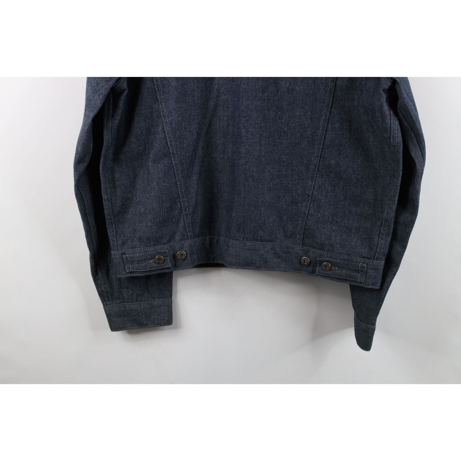 Guess Vintage 90s Guess Faded Spell Out Denim Jean Trucker Jacket Size US L / EU 52-54 / 3 - 15 Thumbnail