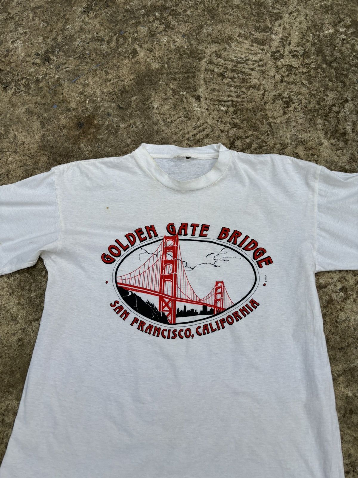 Japanese Brand × Vintage Vintage 1990 Golden Gate Bridge Graphic Tee Size US L / EU 52-54 / 3 - 2 Thumbnail