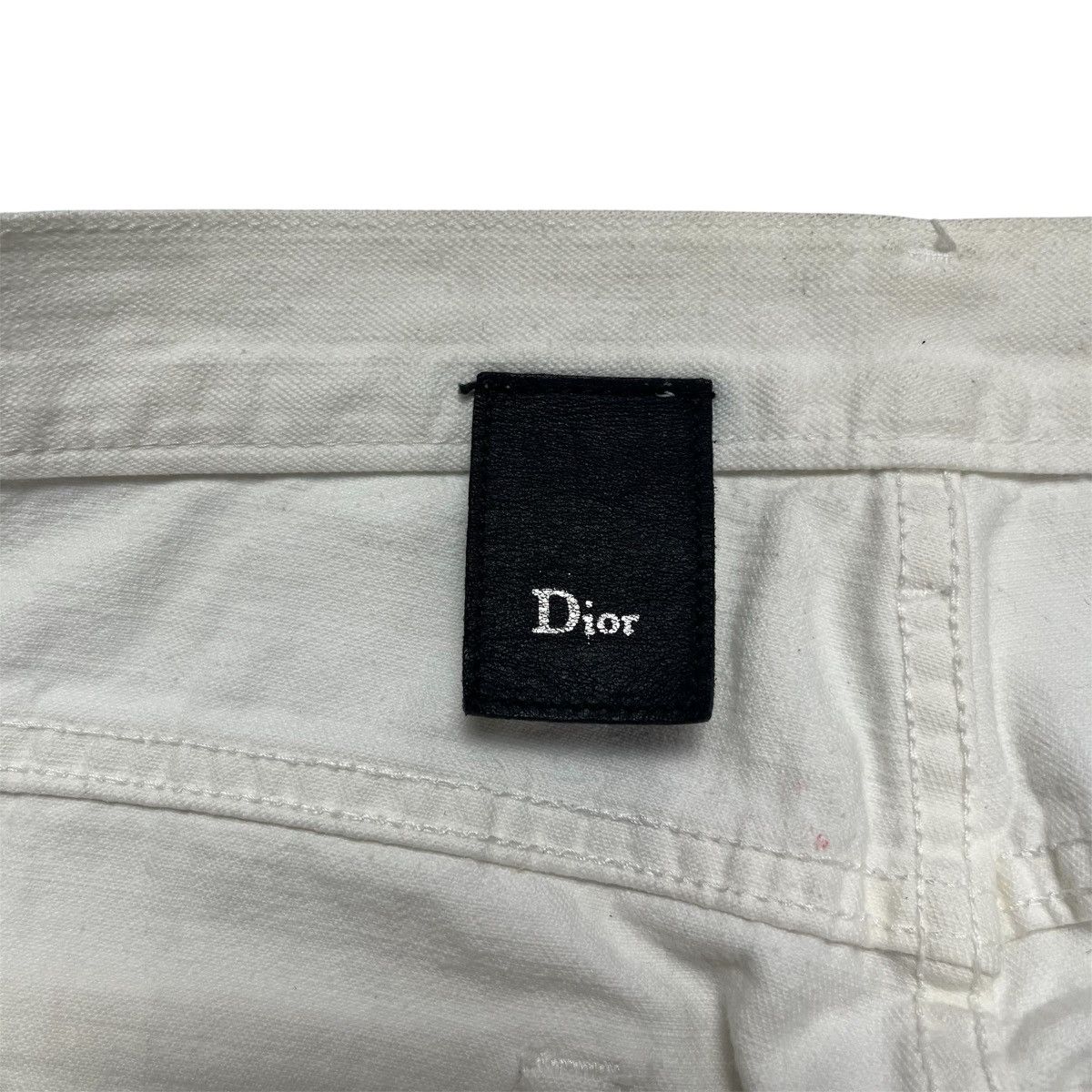 Dior SS 2005 Dior Homme “Untitled” White Denim by Hedi Slimane Size US 30 / EU 46 - 9 Thumbnail