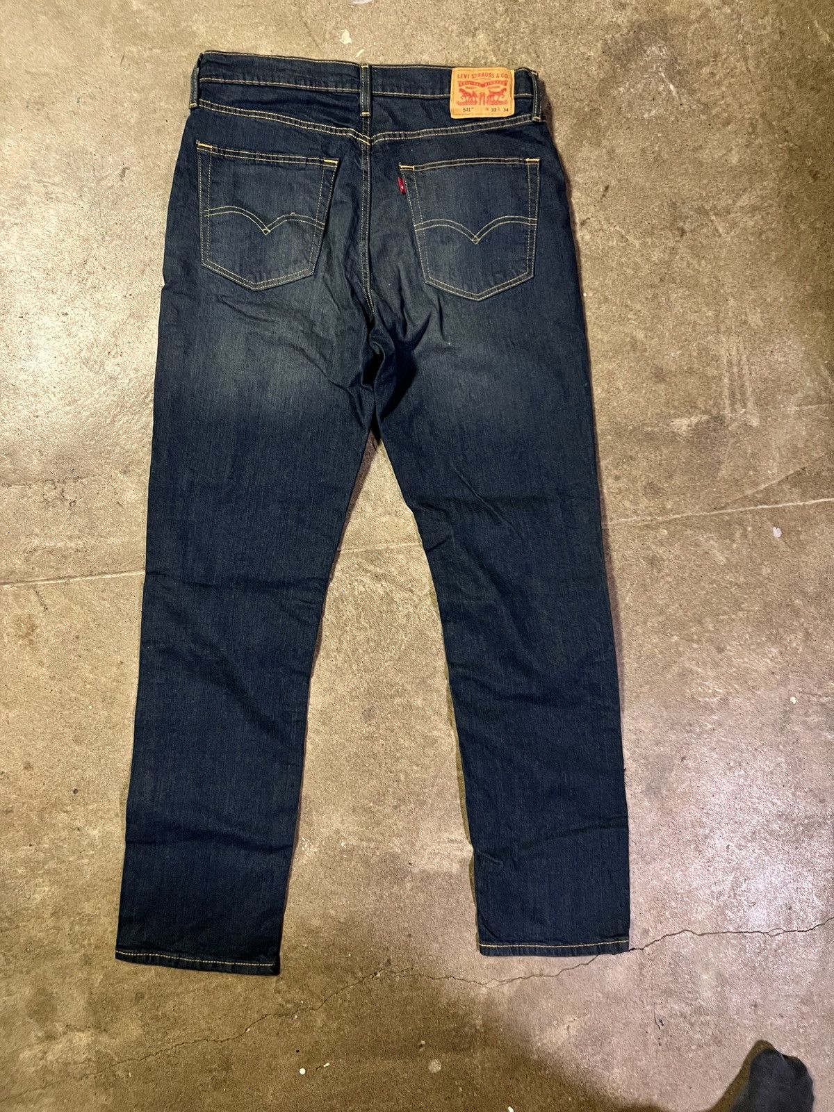 Levi's raw levis straight leg denim Size US 33 - 2 Thumbnail
