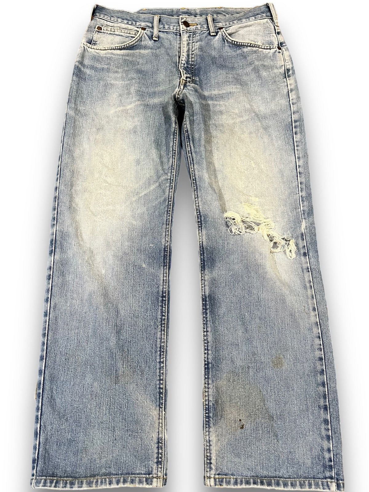 Lee Vintage Lee Riders Sanforized Distressed Denim Size US 33 - 1 Thumbnail