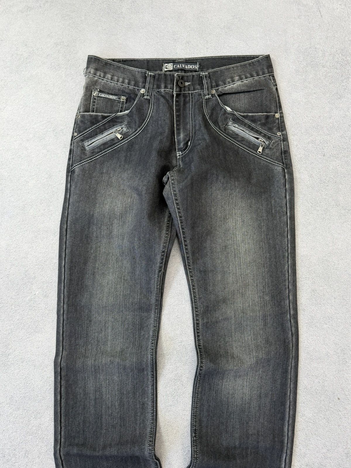 Hedi Slimane Vintage Dior Hedi Slimane Style Washed Denim Jeans Size US 30 / EU 46 - 11 Thumbnail