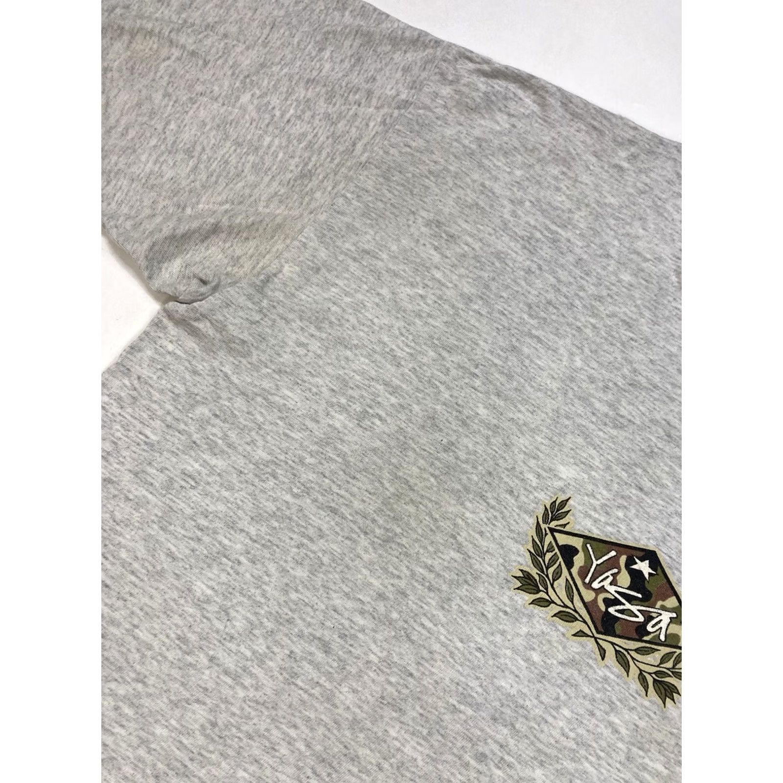 SAS VINTAGE Yasa Rootz Brigade Graphic T-shirt Men Large Gray USA 90s Single Stitch Size US L / EU 52-54 / 3 - 5 Thumbnail