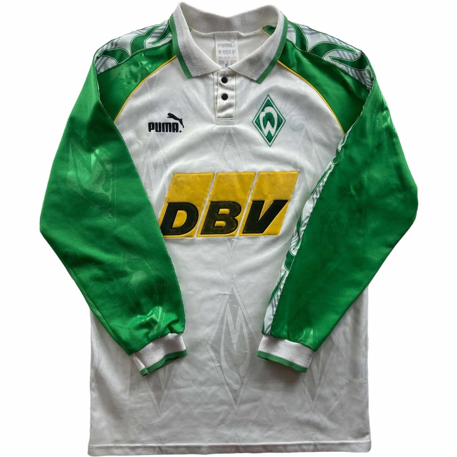 Puma Werder Bremen 1995-96 Puma home LS football jersey size XS Size US XS / EU 42 / 0 - 1 Thumbnail