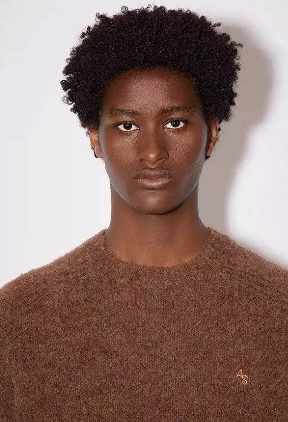 Acne Studios Acne studios Men's brown crew-neck sweater Size US S / EU 44-46 / 1 - 7 Thumbnail