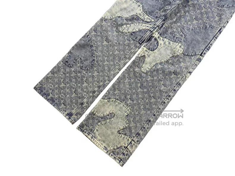 Louis Vuitton Louis Vuitton Blue Patchwork Jeans Size US 31 - 3 Thumbnail