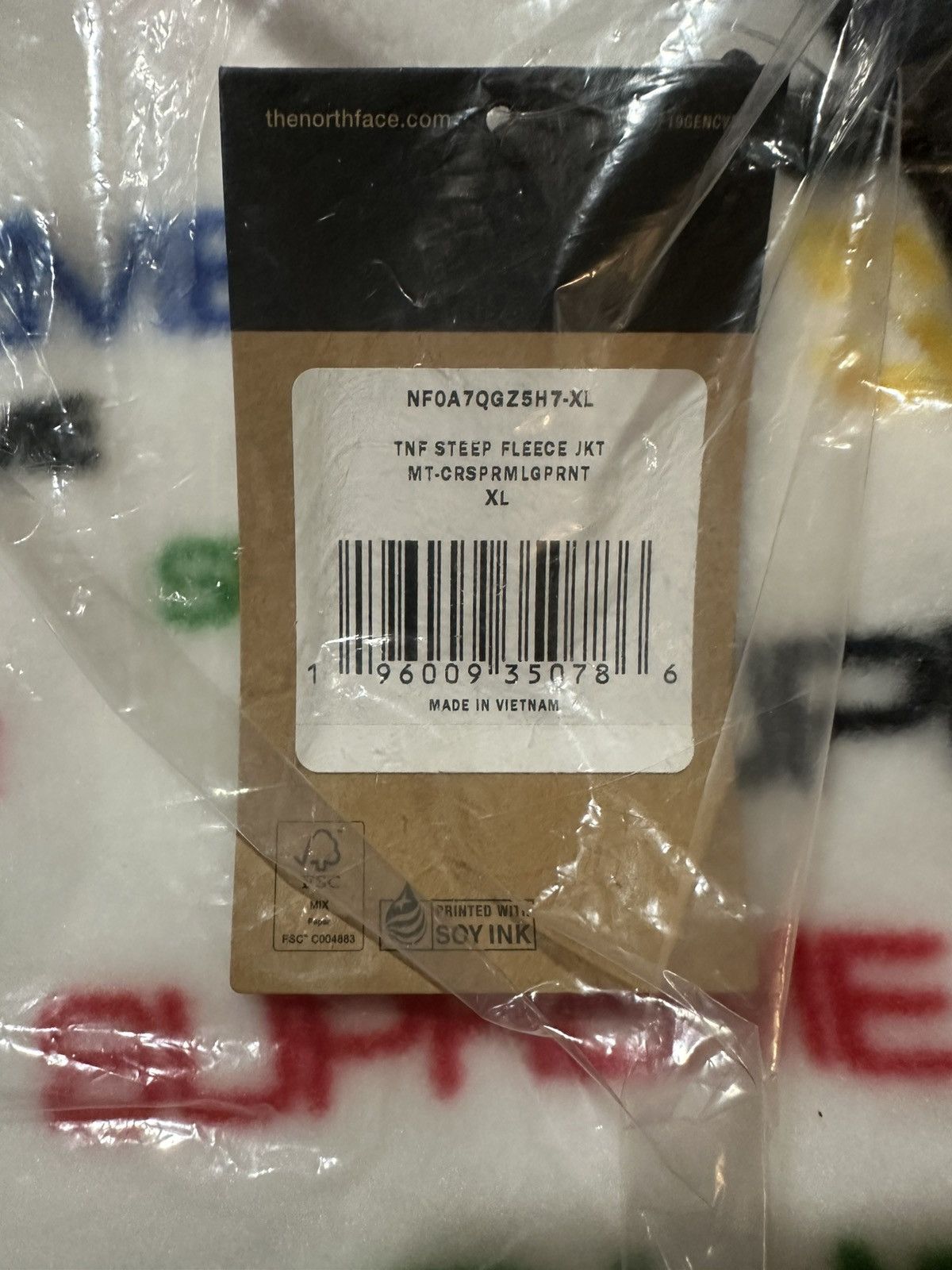 Supreme × The North Face SUPREME x North Face Steep Tech Fleece White Size XL FW21 Size US XL / EU 56 / 4 - 5 Thumbnail