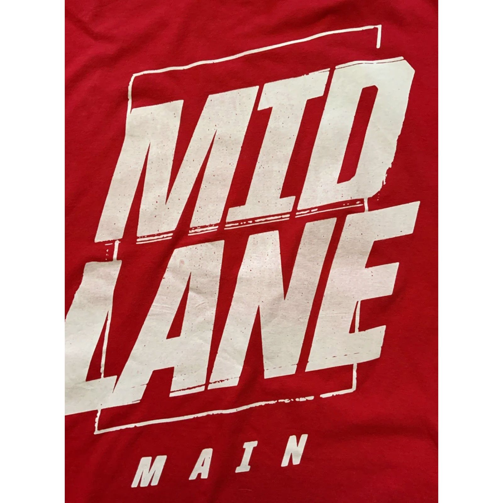 Anvil VINTAGE League Of Legends PAX East Exclusive Mid Lane Main Power Without Limit Gaming Graphic T-Shirt Sz. L Men Red Size US L / EU 52-54 / 3 - 6 Thumbnail