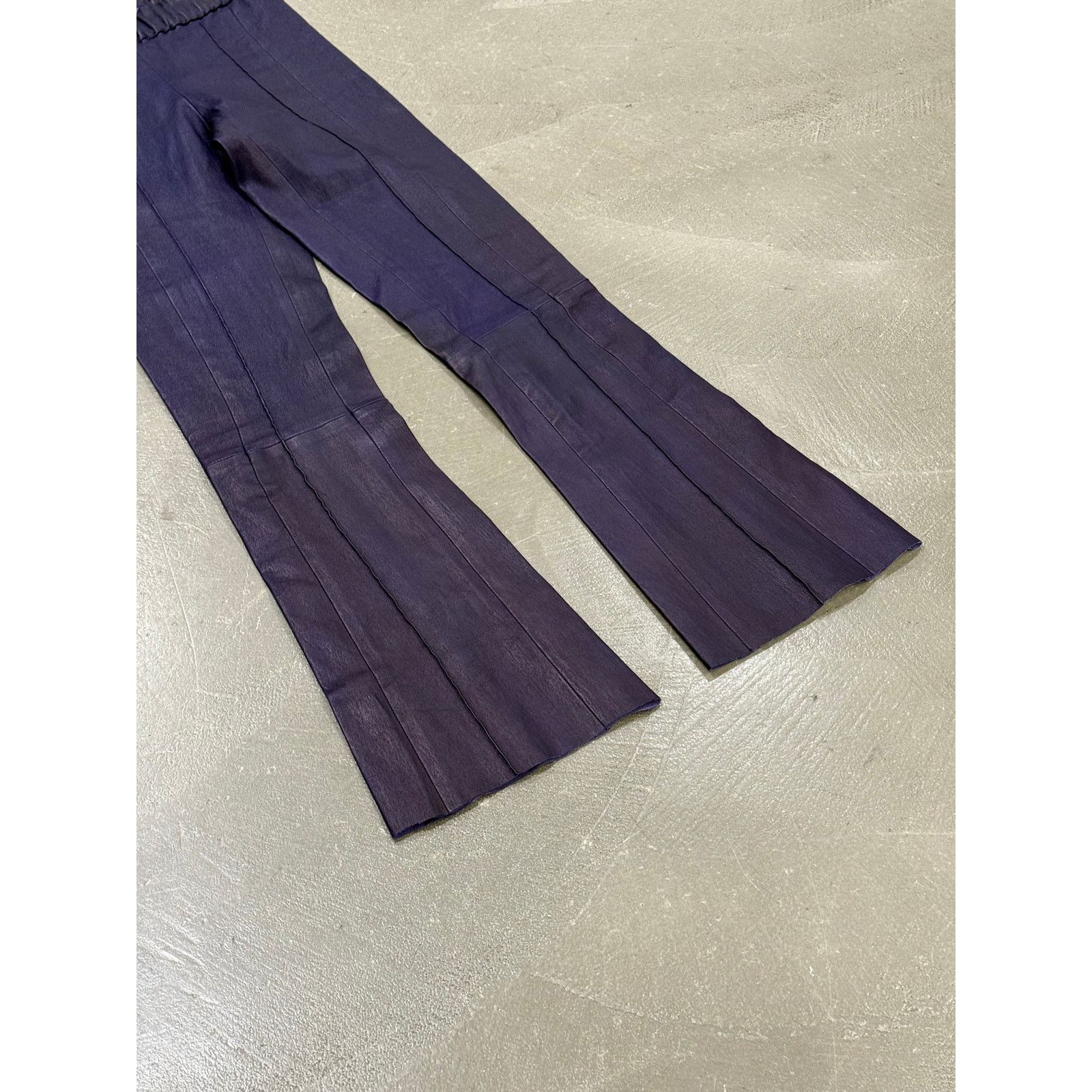 Roberto Cavalli 2010s Roberto Cavalli leather flared pants Size 27" / US 4 / IT 40 - 3 Thumbnail
