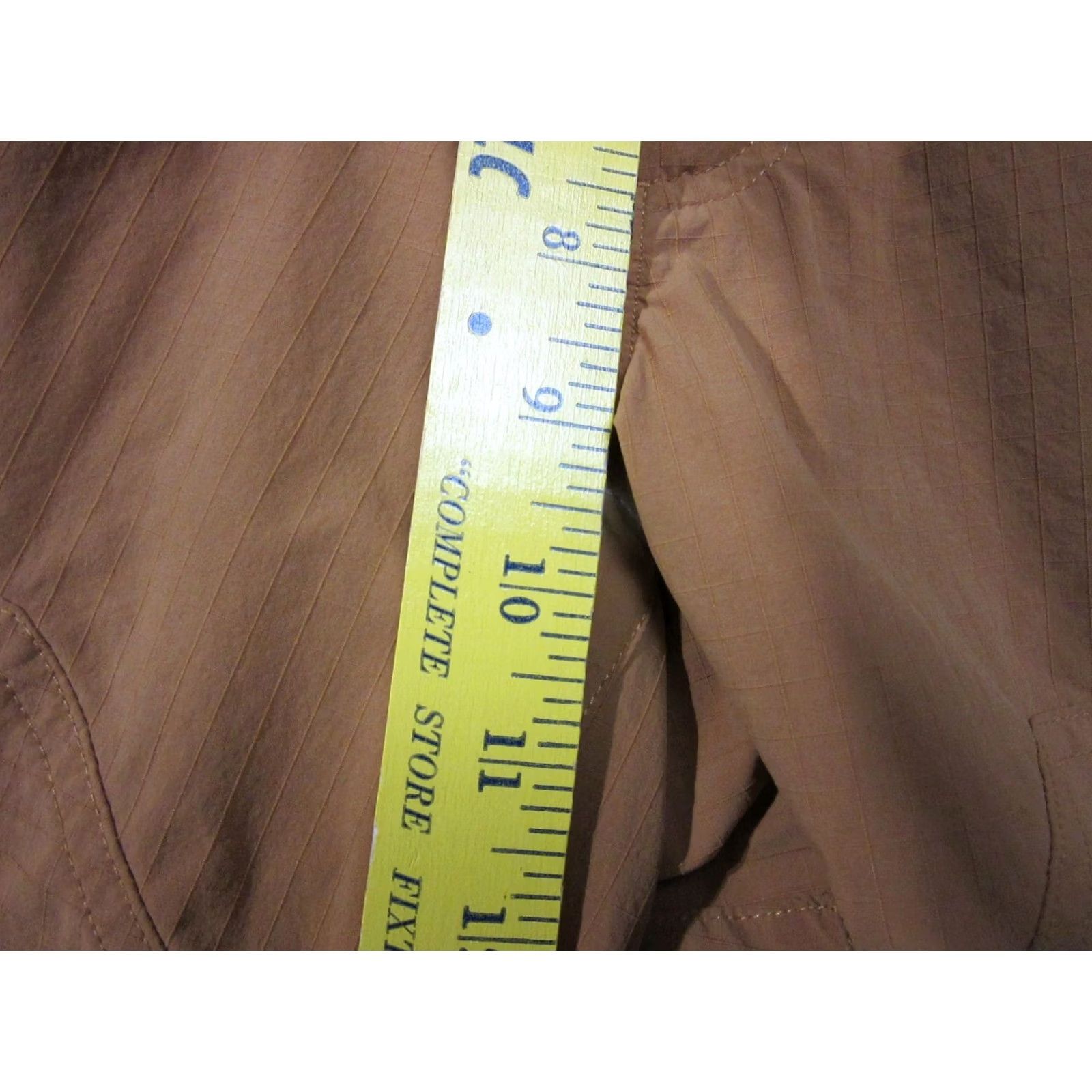 Vintage REI Shorts Mens Medium Yellow Mustard Nylon Stretch Hiking Beach Board Outdoor Mens Regular Medium Mustard Yellow Nylon Stretch Cargo Outdoor Sports Size US 31 - 4 Thumbnail