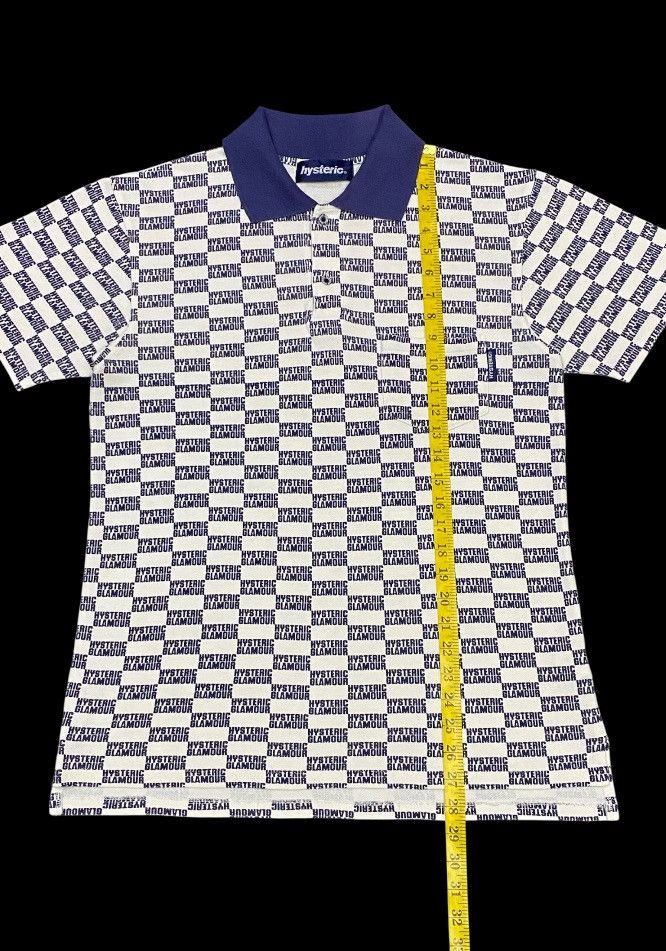Hysteric Glamour × Japanese Brand Rare🔥Vintage Hysteric Glamour Full Writing Print Polo Shirt Size US M / EU 48-50 / 2 - 16 Thumbnail