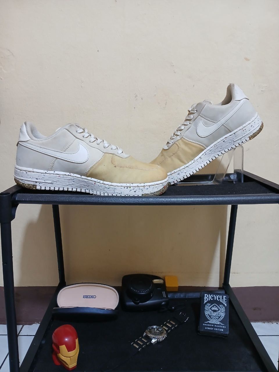 Nike Air Force Mens Crater Summit White UV Reactive Shoes