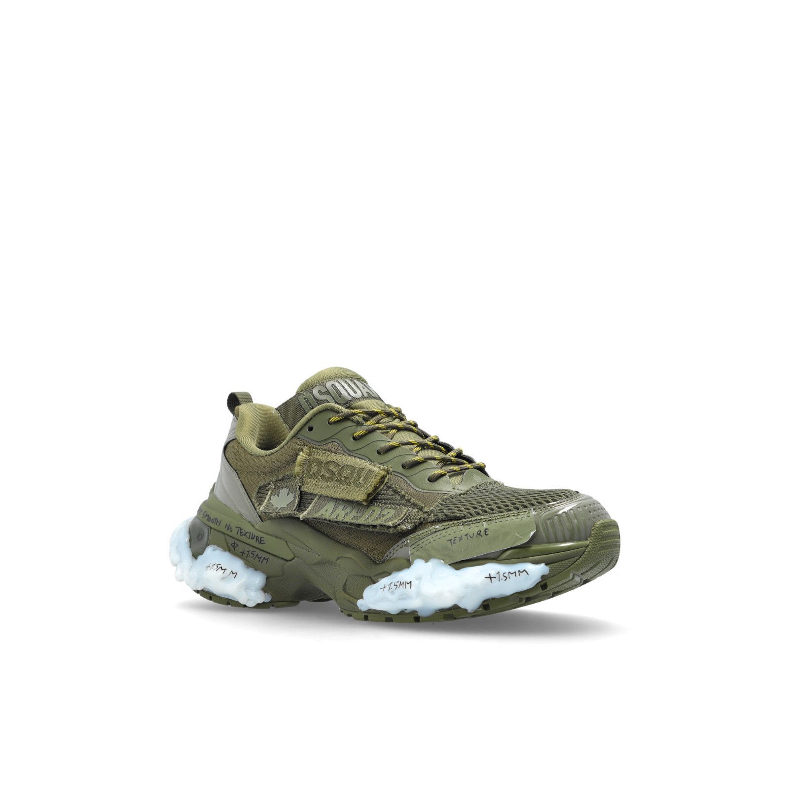 Dsquared2 DSQUARED2 Faster Green Fabric Sneakers New And Authentic (M Size US 9 / EU 42 - 2 Thumbnail