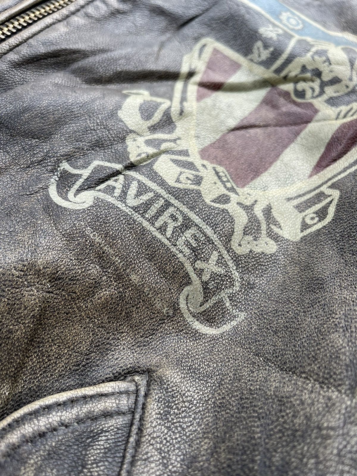 Avirex 🔥Vintage 80's Avirex Goat Skin Flight Bomber Leather Jacket Size US S / EU 44-46 / 1 - 11 Thumbnail