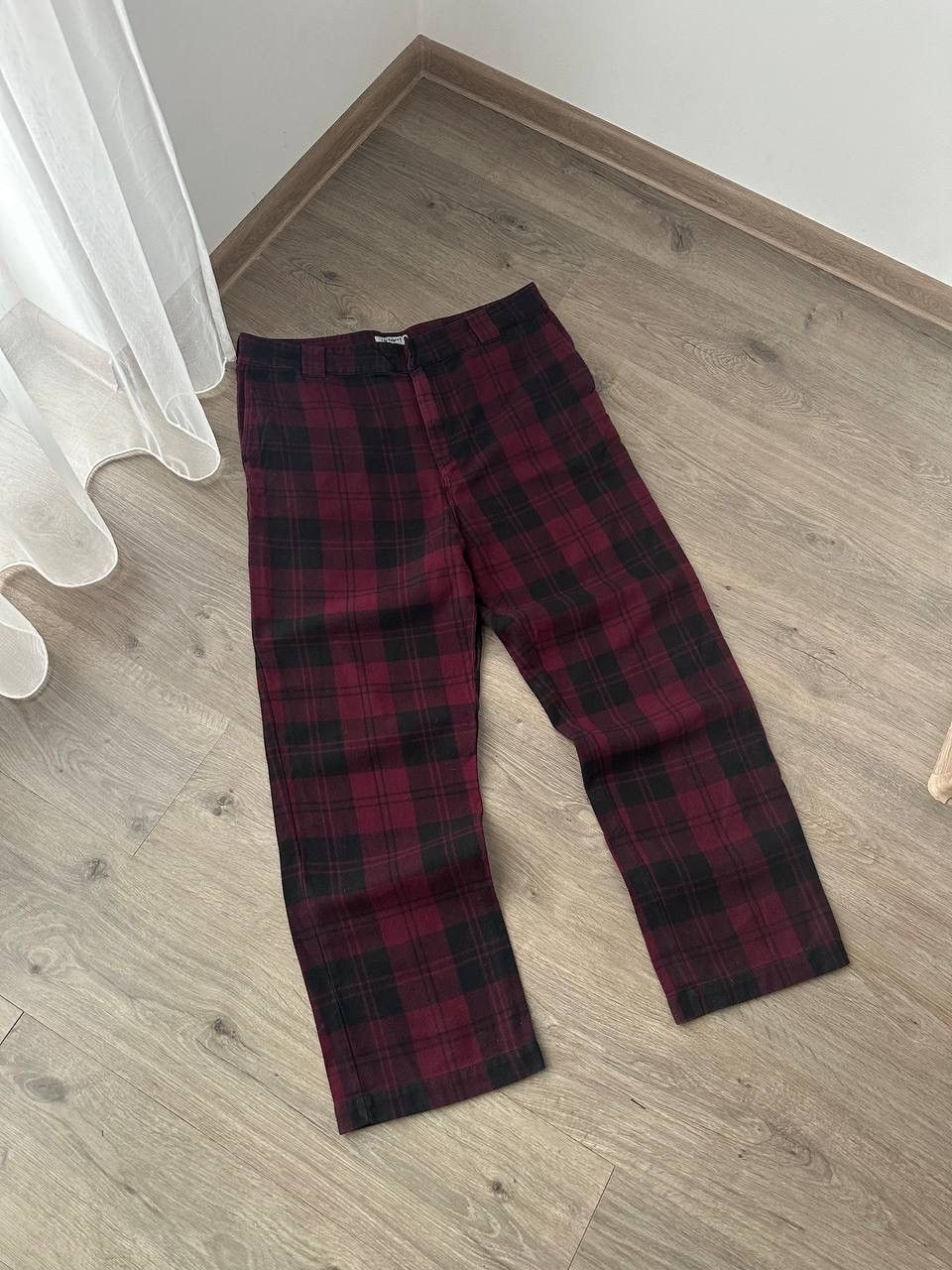 Carhartt × Carhartt Wip × Vintage Vintage Carhartt Pulford Cotton Red Cage Pants Size US 35 - 4 Thumbnail