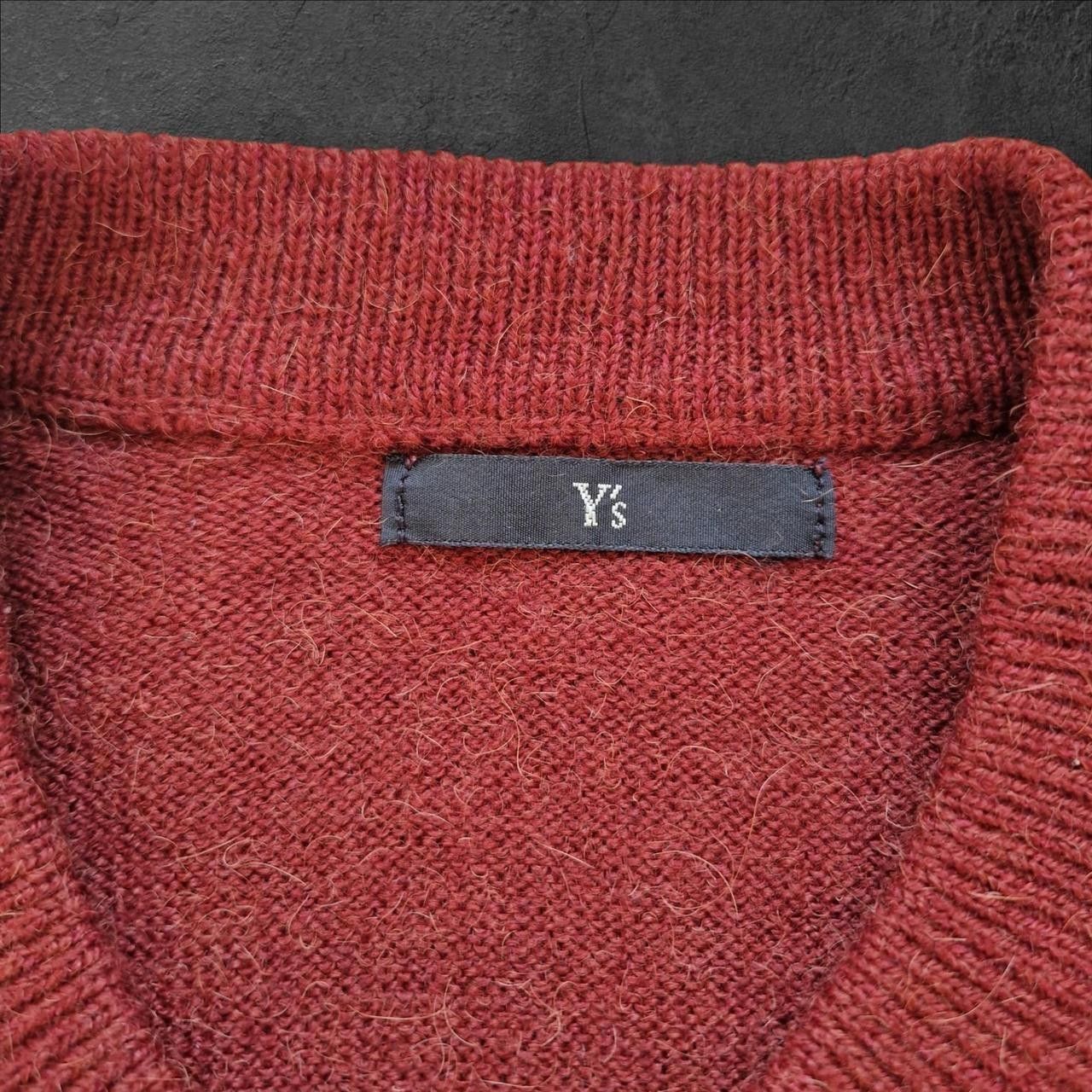 Y's for Men Mens vintage Y's by yohji yamamoto red wool cardigan Size US M / EU 48-50 / 2 - 4 Thumbnail